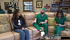 freshman, you getting that mandatory hitachi orgasm pov? mara luv spreads shaved pussy with toys.