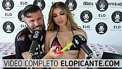 Hey, check out Elo Podcast spanking Veve Valencia with the paddle