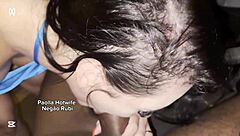 paolla the hotwife pushes boundaries teaching her 23cm black lover doggystyle in the car. her cuckold husband just watches the intense interracial sex lesson unfold