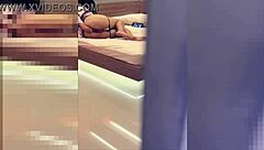 oh wow i caught my curvy stepmom rubbing her tight pussy and shaking that big ass in her room until she hits orgasm