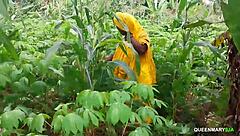 Can This Thick Lagos Landlady Handle a Monster Cock Creampie Fuck While Inspecting Her Remote Ranch Farm?