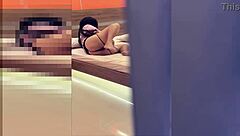 oh wow i caught my curvy stepmom rubbing her tight pussy and shaking that big ass in her room until she hits orgasm