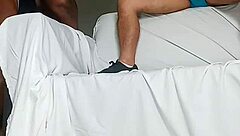 Sexy thick babe showing off her pretty lips and big ass!