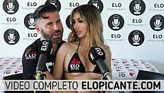 Hey, check out Elo Podcast spanking Veve Valencia with the paddle