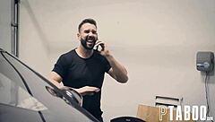 lisey sweet found herself in a tricky charity case, diving into hairy pussy licking and deepthroat action