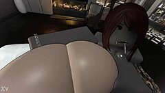 Come join this hot trio where the naughty blonde and redhead get bent over for doggystyle with big black cocks