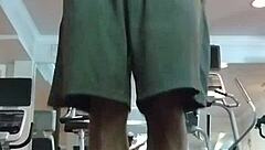 oh man i cant believe im doin this pole dance in my dorm room... feels so sexy with my athletic body