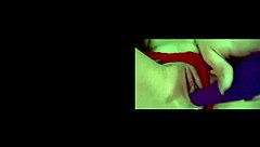 Rossmexicana indulges in solo masturbation with her dildo while wearing those sexy red stockings for ultimate pleasure.