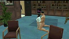 Hey, you wanna see this Asian shemale in stockings get rough deepthroat and anal action? What a wild start!