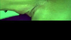 Rossmexicana indulges in solo masturbation with her dildo while wearing those sexy red stockings for ultimate pleasure.