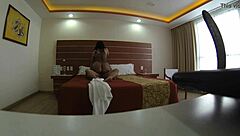 mi novia venezolana shakes her big ass while riding that monster cock