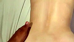 unas buenas nalgas marked the moment as he fingered and masturbated his skinny young latina girlfriend before a doggystyle creampie in her ass