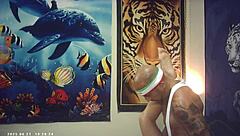 Behind the Scenes: Asian Babe Battles Italian Pound Machine Pornstar in Intergender Match