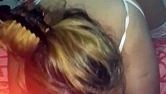 Recording on Cell Phone as Latina Milf in Sexy Thong Panties Gets Fucked from Front