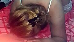 Recording on Cell Phone as Latina Milf in Sexy Thong Panties Gets Fucked from Front