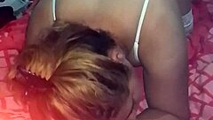 Recording on Cell Phone as Latina Milf in Sexy Thong Panties Gets Fucked from Front