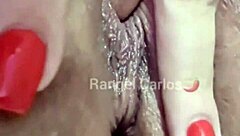 In a steamy solo session, the Brazilian brunette with pierced and tanned skin fingered her big juicy pussy lips deeply. She reached an intense orgasm with her tattooed body trembling in ecstasy.