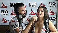 Ema Ribeiro Accepts Elo Podcast Challenges In Cute Colombian Casting Interview!