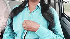 College Girl's Steamy Car Encounter With Telugu Dirty Talk
