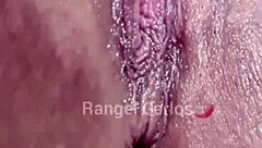 In a steamy solo session, the Brazilian brunette with pierced and tanned skin fingered her big juicy pussy lips deeply. She reached an intense orgasm with her tattooed body trembling in ecstasy.