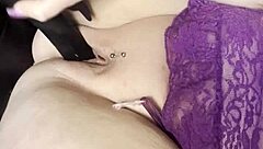 catalia valentine gets messy with dirty talk while fucking her pussy using a toy until squirting everywhere.