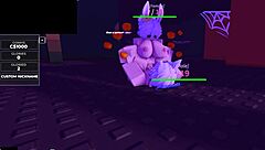 hey, check out this spooky bunny breeding setup happening right in the halloween season