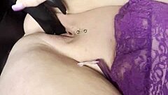 catalia valentine gets messy with dirty talk while fucking her pussy using a toy until squirting everywhere.