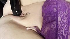 catalia valentine gets messy with dirty talk while fucking her pussy using a toy until squirting everywhere.