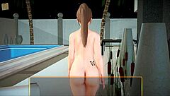 redhead teen plays homemade game in my new family series episode 339