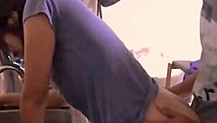 sirve a tu macho flaquita with amateur latina pov blowjob and doggystyle fucking in bedroom, leaving chores for later 😏