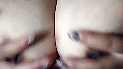 Oh man, I mean, Pornstar Poosoo massaging those boobs, ya know?