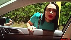 i thought it was just a ride, but that naughty drika muniz started suckin' me off till we hit this roadside motel for some big ass latina pussy action.