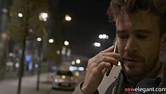 Hey, check this spitroasted Euro babe loving that interracial threeway on the sofa 😏