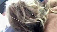 Road Head on the Las Vegas Boulevard with Petite Blowjob and Wet Pussy Action