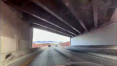 Road Head on the Las Vegas Boulevard with Petite Blowjob and Wet Pussy Action