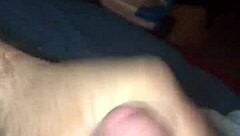 play time with cum turns into intense solo masturbation session leading to explosive release