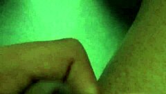 In a casual moment, the guy relaxes in the bathtub while stroking his big monster cock to orgasm