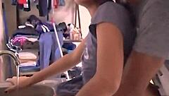 sirve a tu macho flaquita with amateur latina pov blowjob and doggystyle fucking in bedroom, leaving chores for later 😏