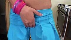 young yasmin, the israeli teen, rubs and fingers her pussy in solo masturbation