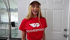 Blonde with Braces Khloe Kapri Squirts on Conors Wet Burrito in Close-Up Cowgirl and Doggystyle Fucking