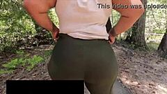 Outdoor adventure with my Latina hotwife taking big black cock!