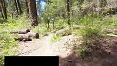 Outdoor adventure with my Latina hotwife taking big black cock!