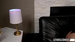 perv blonde leya falcon dives into a wild milf party with big fake tits and girls kissing everywhere