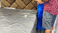 Horny Mumbai Back Manager Wife Calls Home for Hardcore Homemade Blowjob and Orgasm with Boobs