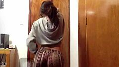 In this engaging video, a performer showcases rhythmic dancing to the popular song Pon de Replay with energetic moves.