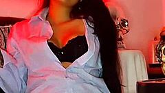 I play with my tight pussy, watch me penetrate deep with dildo and cum hard - bluee official.. so sexy