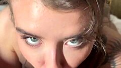 Eden Ivy Tight Mouth Fucked Hard - Petite 18+ Blonde Canadian Swallows Cum In Pov Amateur Scene