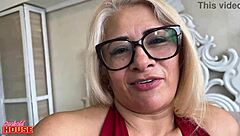 i uh married milf cheating on cuck hubby with two studs, blonde brazilian blonde gets interracial anal blowjob cum in mouth