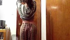 In this engaging video, a performer showcases rhythmic dancing to the popular song Pon de Replay with energetic moves.