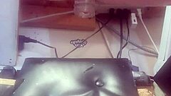 Bottle shoved deep in my ass - who wants to watch?